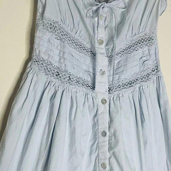 URBAN OUTFITTERS— Angelina Lace-Inset Mini Dress - Picture 5 of 11